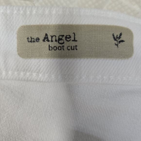 AG Adriano Goldschmied Jeans Womens 30 The Angel Bootcut White Coastal Boho - Picture 6 of 12